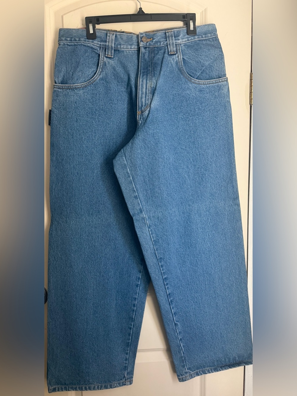 interstate nwt Y2K Men's Blue wide leg denim Jeans 32 streetwear casual
